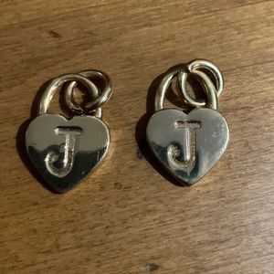 FREE WITH BUNDLE Retro Juicy Couture J Heart Initial Monogram Charm Keychain